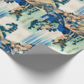 Yoro Waterfall Mino Province von Katsushika Hokusa Geschenkpapier (Ecke)