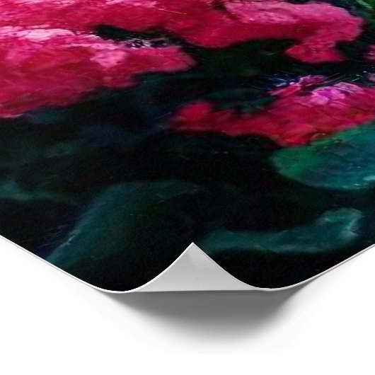 Yorshire Terrier Puppy im Park Poster (Ecke)