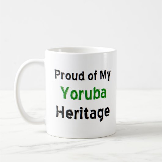 Yoruba Erbe Kaffee Tasse (Links)