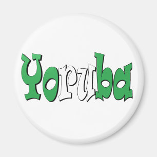 Yoruba (Nigerianische Flagge) Magnet