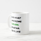 Yoruba-Oma, phantastisch Kaffeetasse (Vorderseite Links)