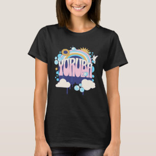 Yoruba Peace 60er Lettering Herkunft Initiation DN T-Shirt