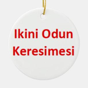 yoruba Weihnachtsbaumschmuck Keramik Ornament