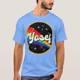 Yosef Regenbogen im Weltraum im Vintage-Stil T-Shirt