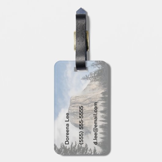 Yosemit Gepäckanhänger (Rückseite vertikal)