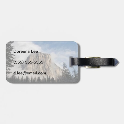 Yosemit Gepäckanhänger (Rückseite horizontal)