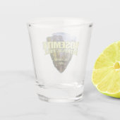 Yosemit (Pfeilspitzen) Schnapsglas (Rückseite)