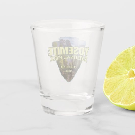 Yosemit (Pfeilspitzen) Schnapsglas (Rückseite)