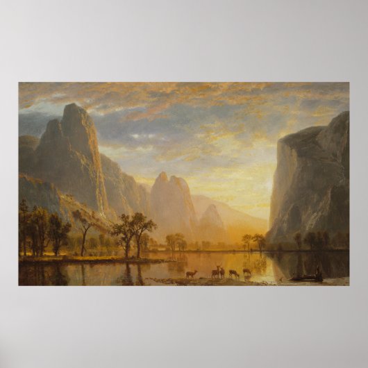 Yosemite Albert Bierstadt Poster (Vorne)