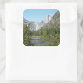 Yosemite-Aufkleber Quadratischer Aufkleber (Tasche)