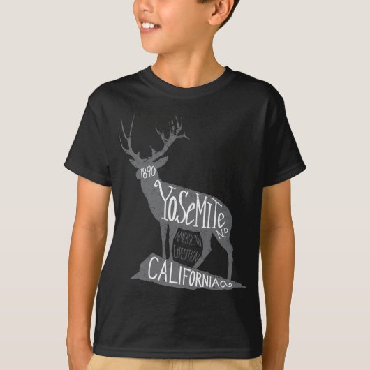 Yosemite-Aufkleber T-Shirt (Vorderseite)