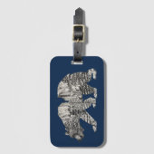 Yosemite-Bär Gepäckanhänger (Vorderseite Vertikal)