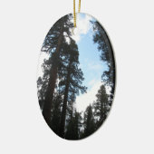 Yosemite-Bäume Keramik Ornament (Links)