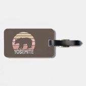 Yosemite Bear Gepäckanhänger (Rückseite horizontal)