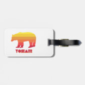 Yosemite Bear Gepäckanhänger (Rückseite horizontal)