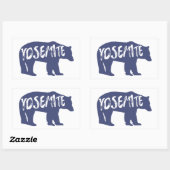 Yosemite Bear Rechteckiger Aufkleber (Blatt)