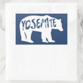 Yosemite Bear Rechteckiger Aufkleber (Tasche)
