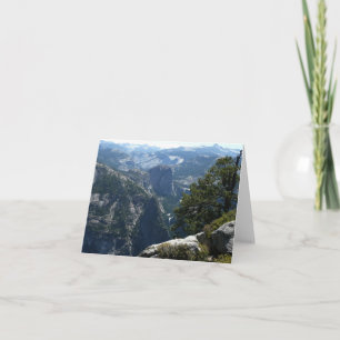 Yosemite-Bergansicht im Yosemite-Nationalpark Karte