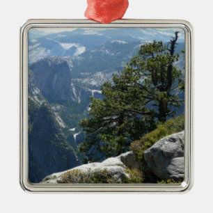 Yosemite-Bergansicht im Yosemite-Nationalpark Ornament Aus Metall