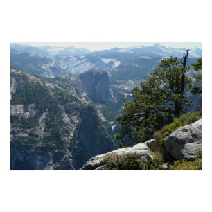 Yosemite-Bergansicht im Yosemite-Nationalpark Poster