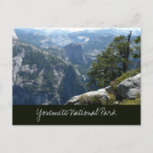 Yosemite-Bergblick im Yosemite-Nationalpark Postkarte