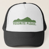 Yosemite Bitte Truckerkappe (Vorderseite)