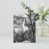 Yosemite Bridal Veil Falls Vintag California Postkarte (Stehend Vorderseite)