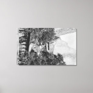 Yosemite, CA - das Ahwahnee Häuschen und EL Leinwanddruck