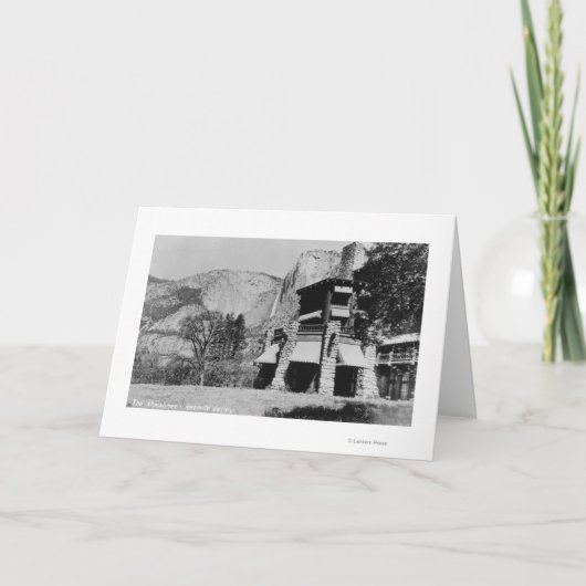 Yosemite, CA - The Ahwahnee Lodge and Valley Karte (Vorderseite)