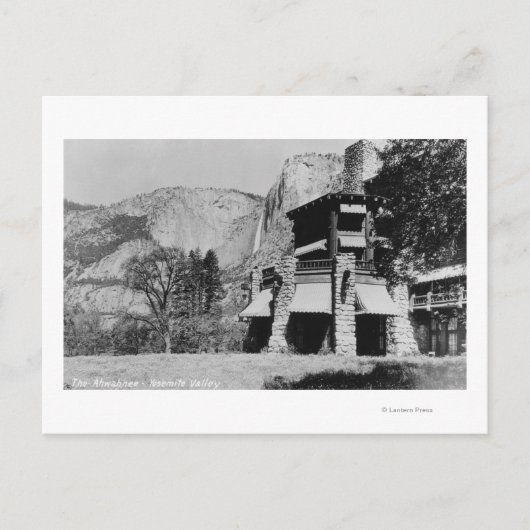 Yosemite, CA - The Ahwahnee Lodge and Valley Postkarte (Vorderseite)
