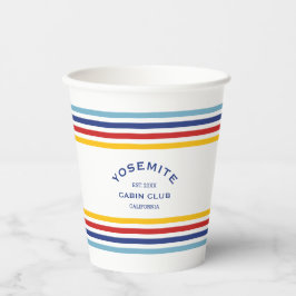 Yosemite Cabin Club Wappen Maggiore Pappbecher
