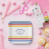 Yosemite Cabin Club Wappen Maggiore Pappteller (Party)