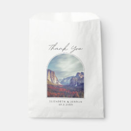 Yosemite California Gastgeschenk Hochzeit Danke Fo Geschenktütchen