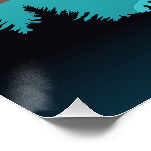 Yosemite California National Park Nature Poster (Ecke)