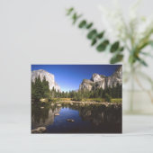 Yosemite California Postkarte (Stehend Vorderseite)