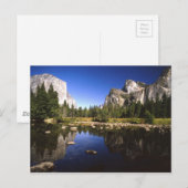 Yosemite California Postkarte (Vorne/Hinten)