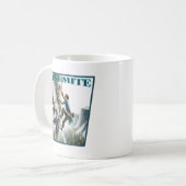 Yosemite California Rock Climbing Kaffeetasse (Vorderseite Links)