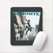 Yosemite California Rock Climbing Mousepad (Mit Mouse)