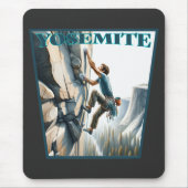 Yosemite California Rock Climbing Mousepad (Vorne)