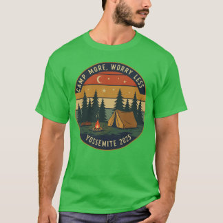 Yosemite Camping-Abenteuer Camp More 2025 Mädchen T-Shirt