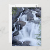 Yosemite Cascade Falls Postkarte (Vorne/Hinten)