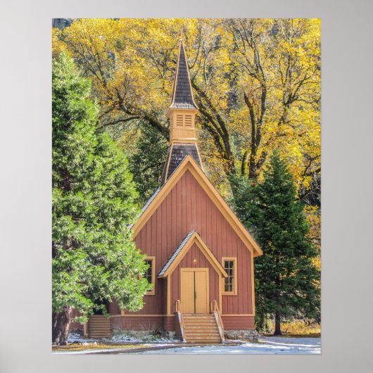 Yosemite Chapel Poster (Vorne)