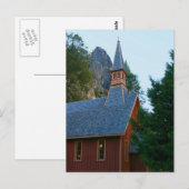 Yosemite Chapel Postkarte (Vorne/Hinten)