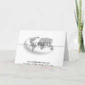 Yosemite Church in snow Feiertagskarte (Rückseite)