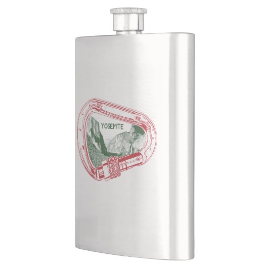 Yosemite Climbing Carabiner Flachmann (Links)
