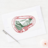 Yosemite Climbing Carabiner Rechteckiger Aufkleber (Umschlag)