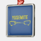 Yosemite Climbing Quickdrag Ornament Aus Metall (Links)