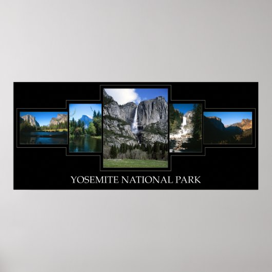 Yosemite Collage Poster (Vorne)