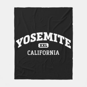 Yosemite College Style Rock Climbing Area Design Fleecedecke