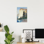Yosemite, El Capitan, Hiroshi Yoshida Poster (Heimbüro)